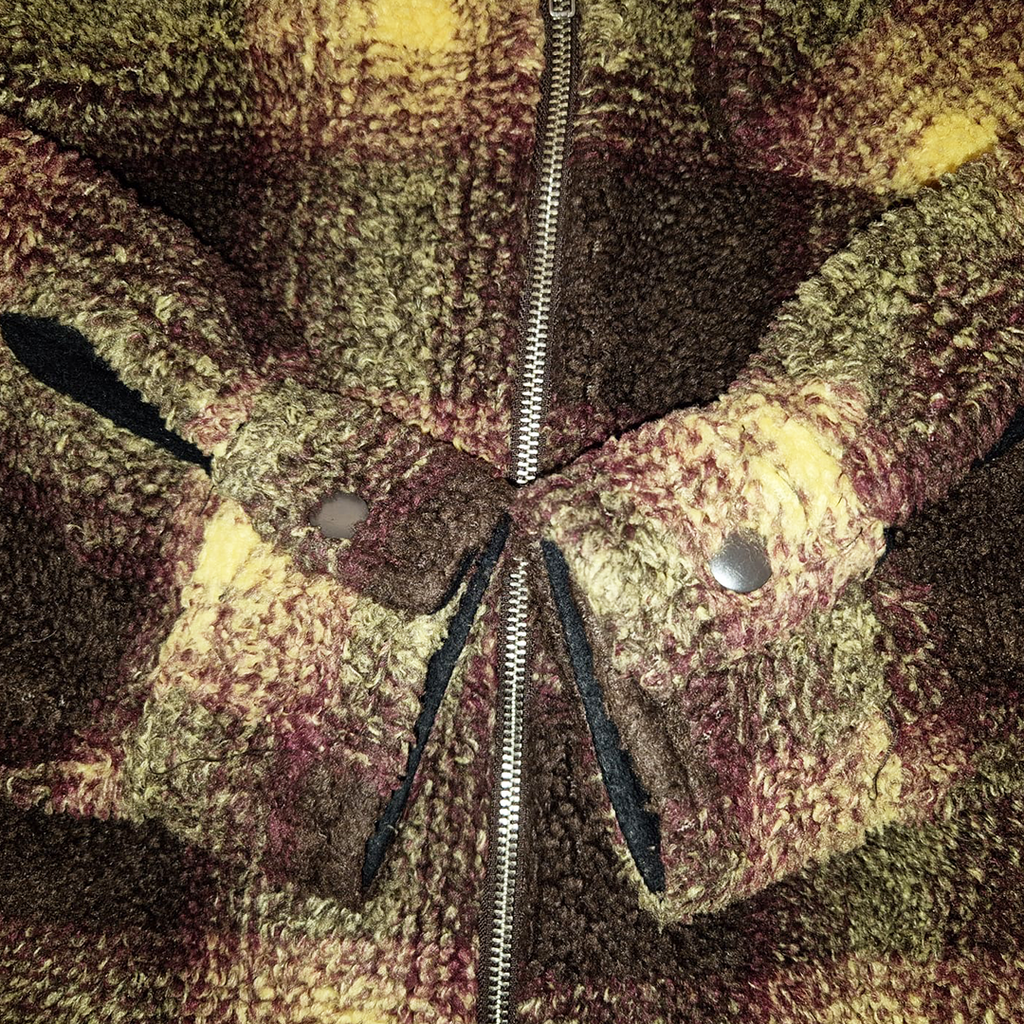 Stussy Check Sherpa Jacket (M)