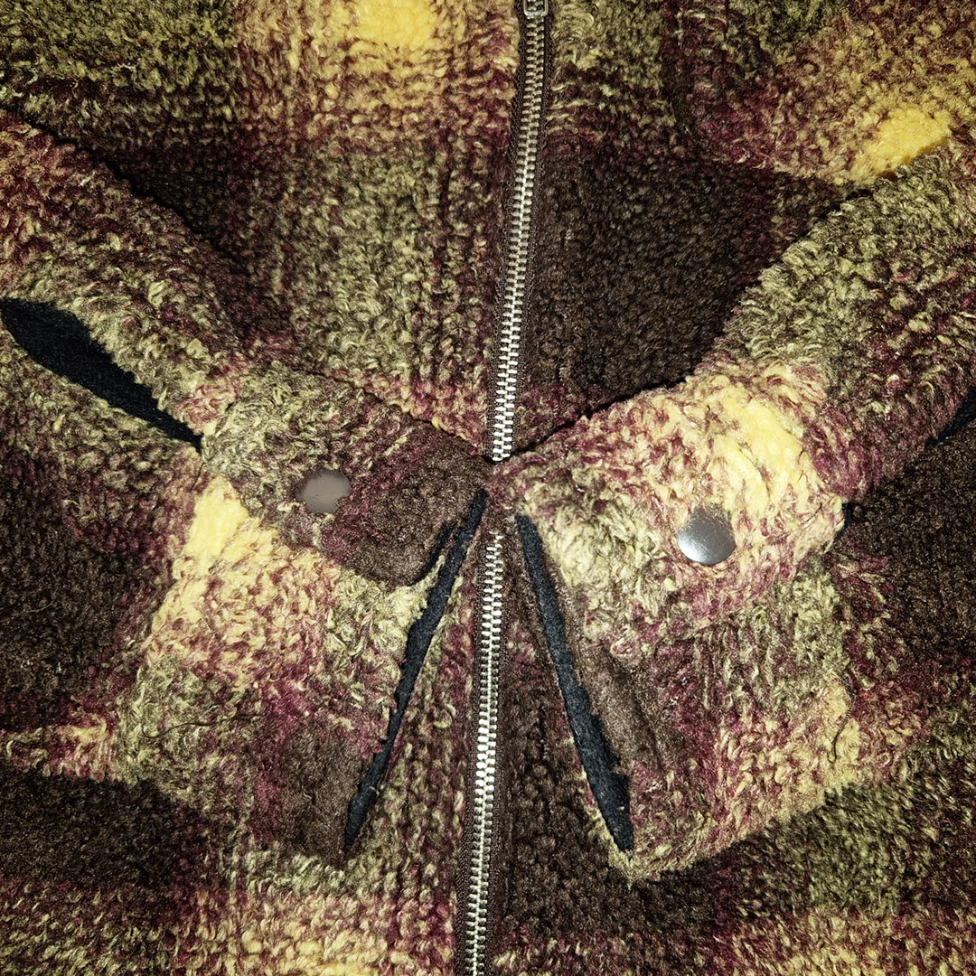 Stussy Check Sherpa Jacket (M)