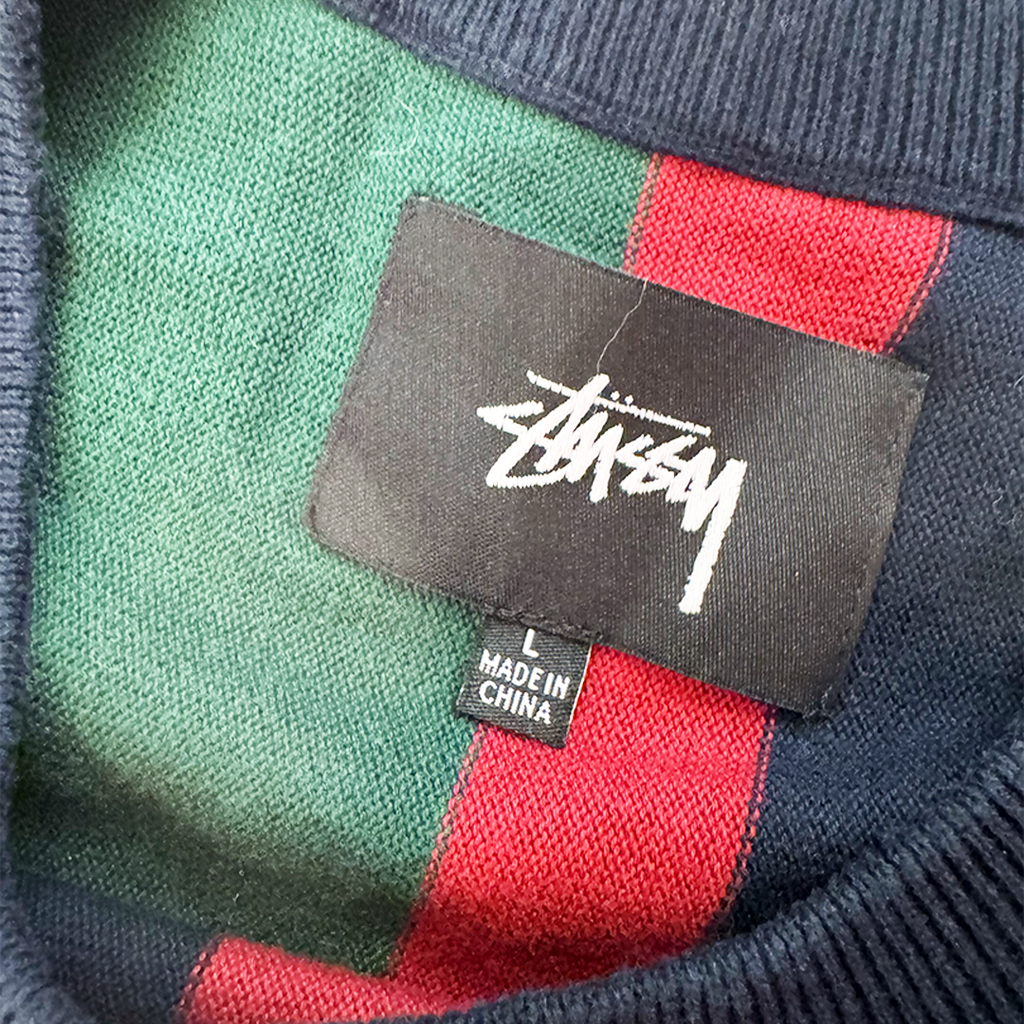 Stussy Long Sleeve Knitted Sweater (L)
