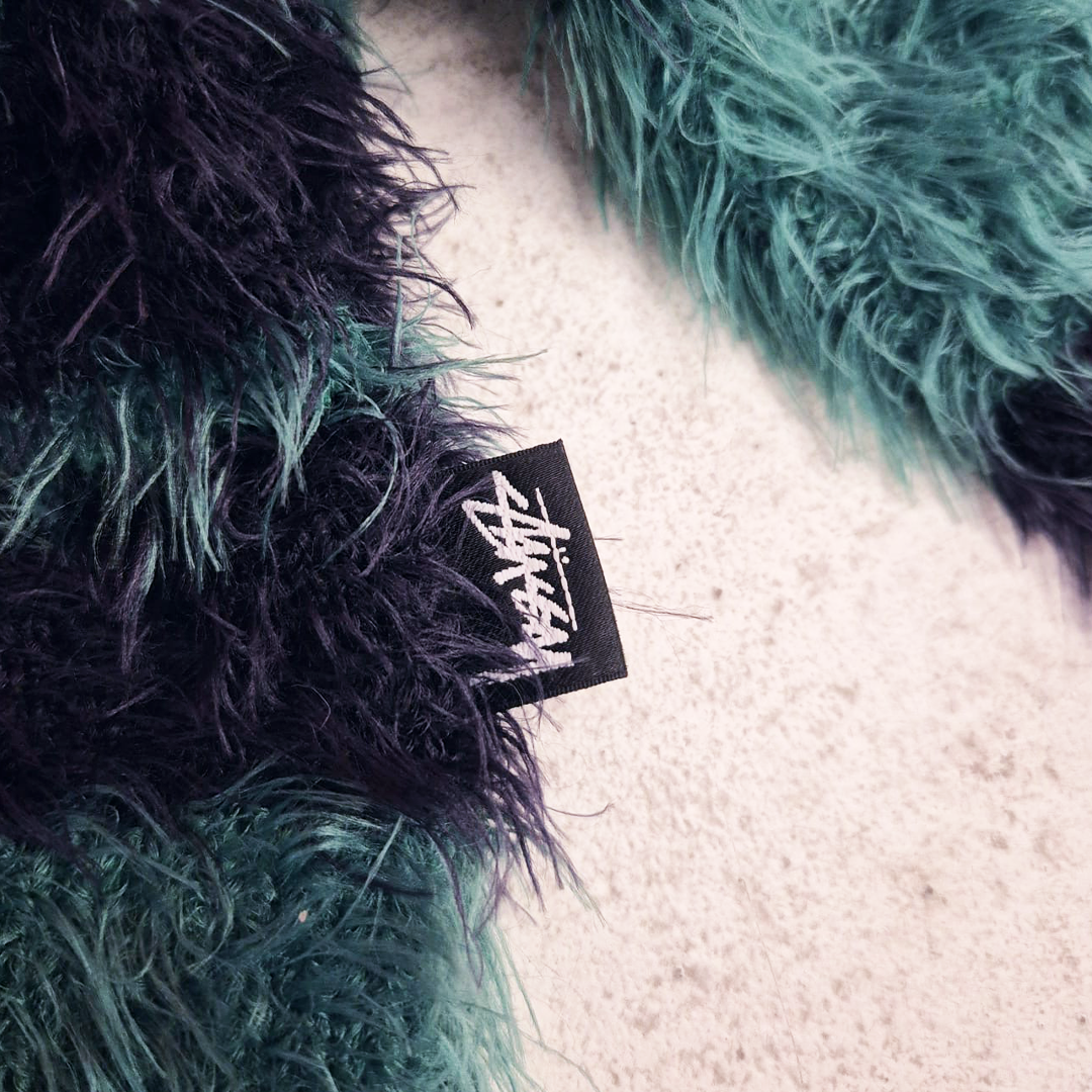 Stussy Acrylic Turquoise Knit Sweater (S)