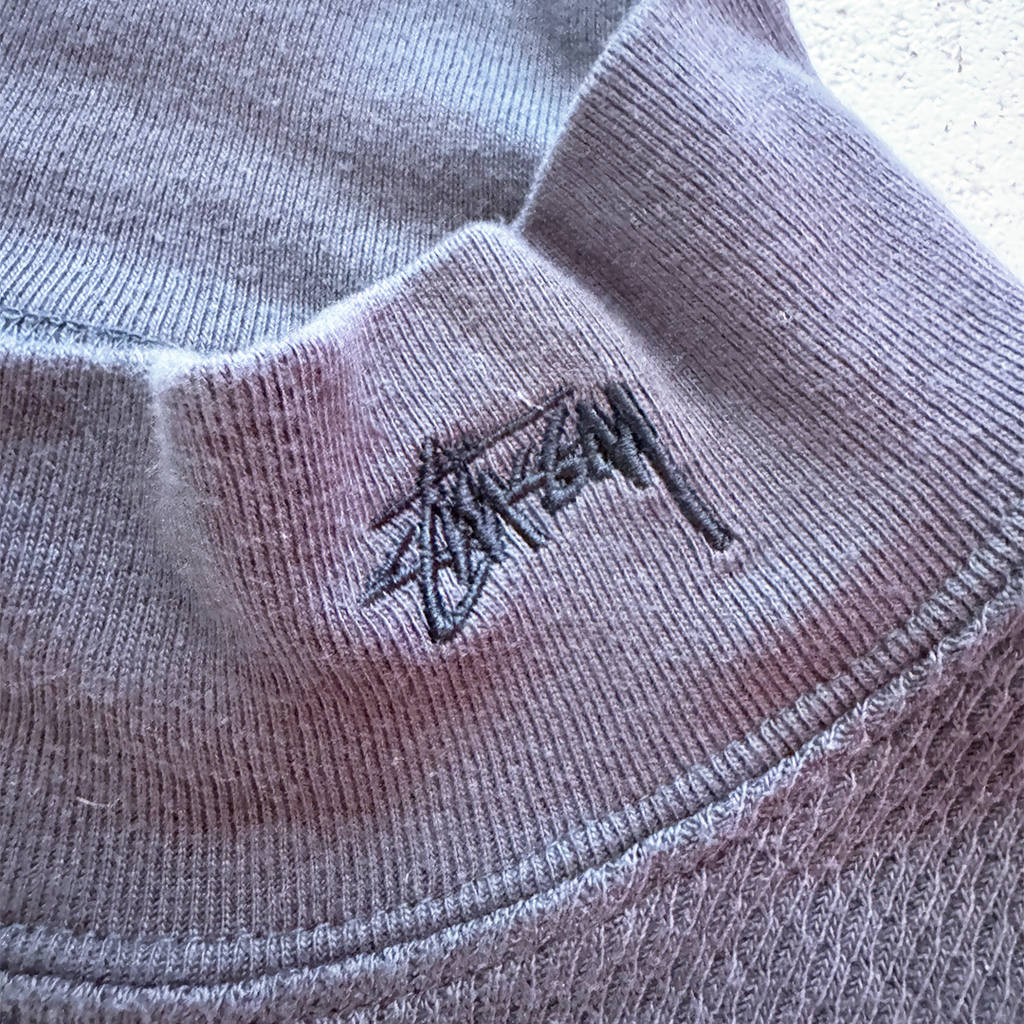 Stussy Dark Grey Thermal Long Sleeve (L)