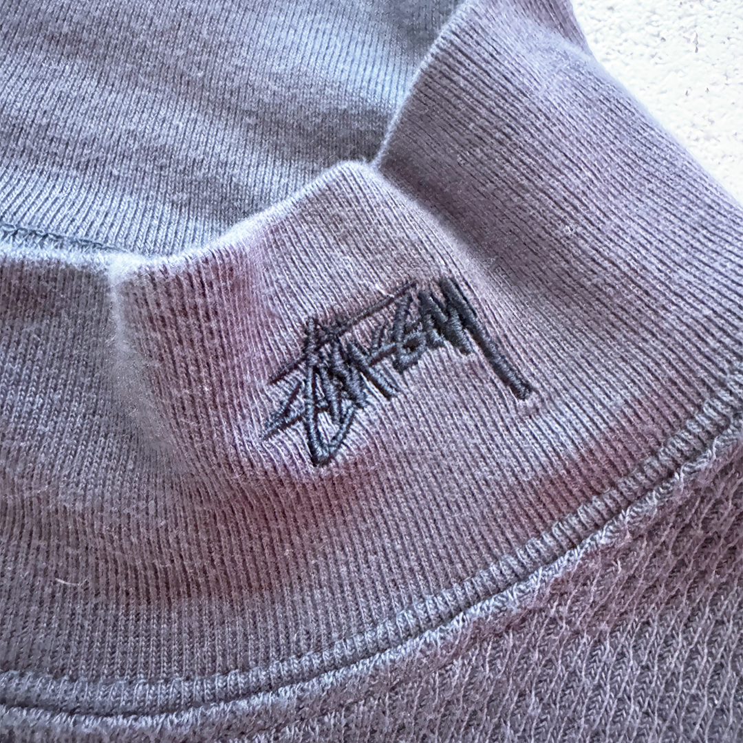 Stussy Dark Grey Thermal Long Sleeve (L)