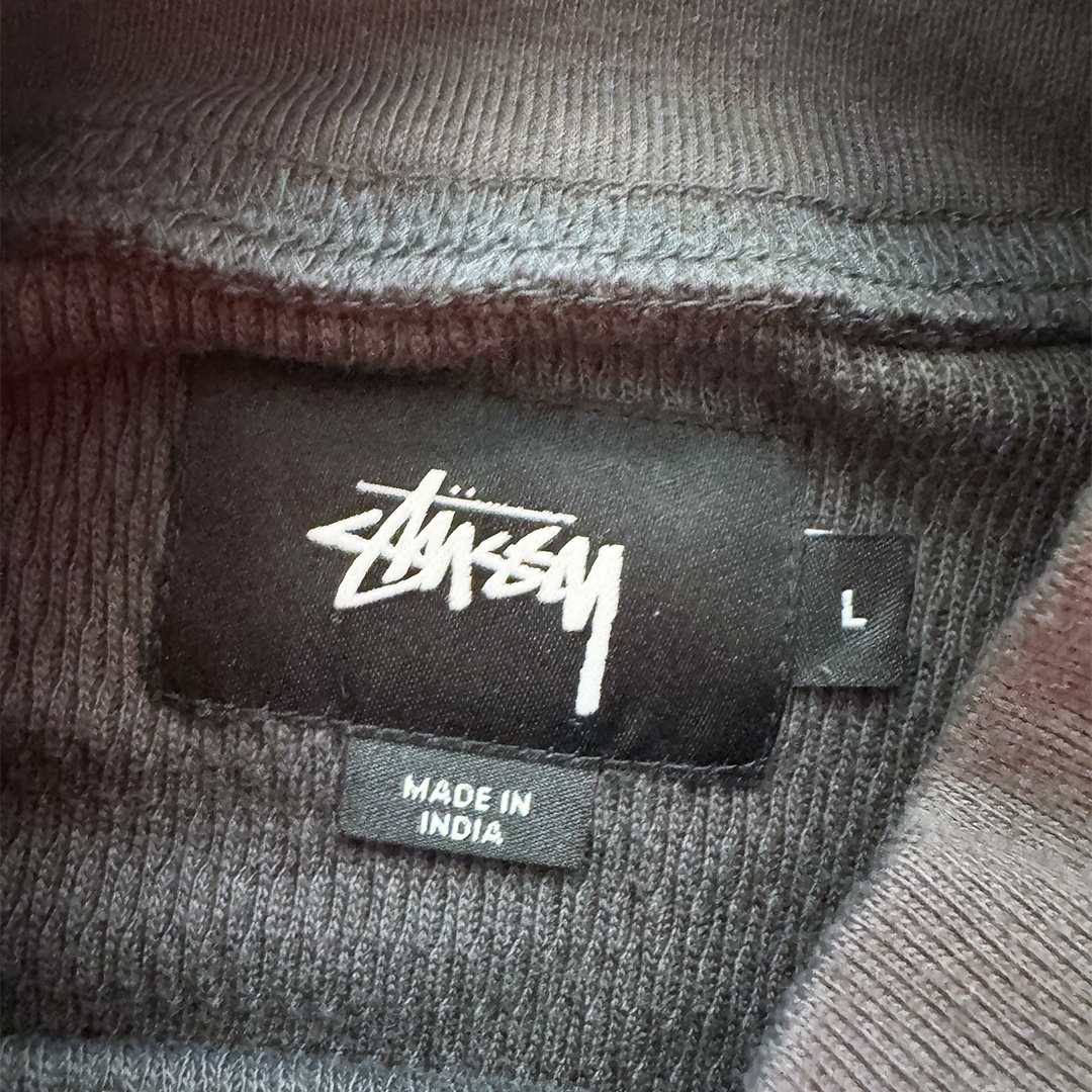 Stussy Dark Grey Thermal Long Sleeve (L)