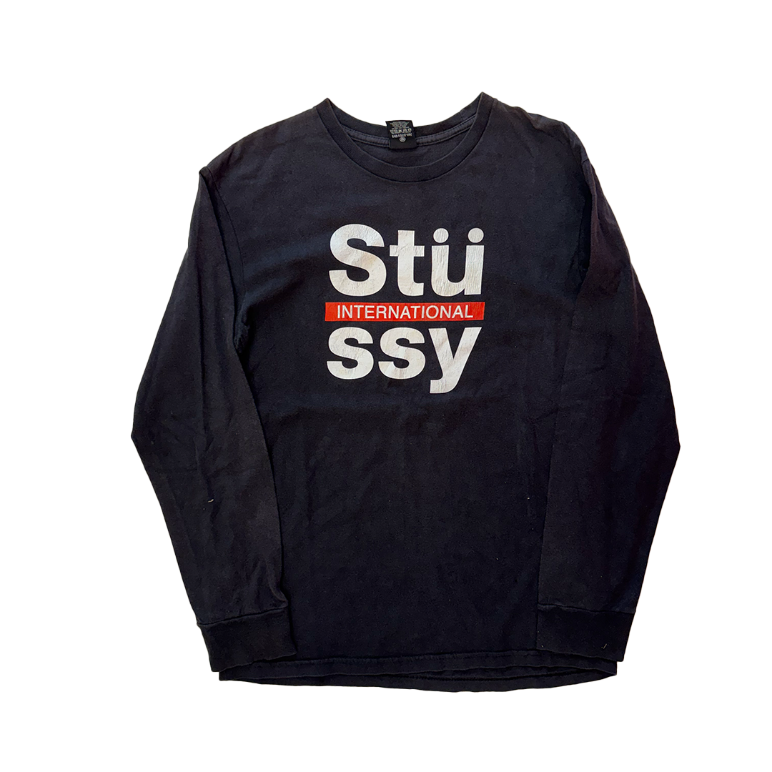 Stussy International Black Long Sleeve (M)