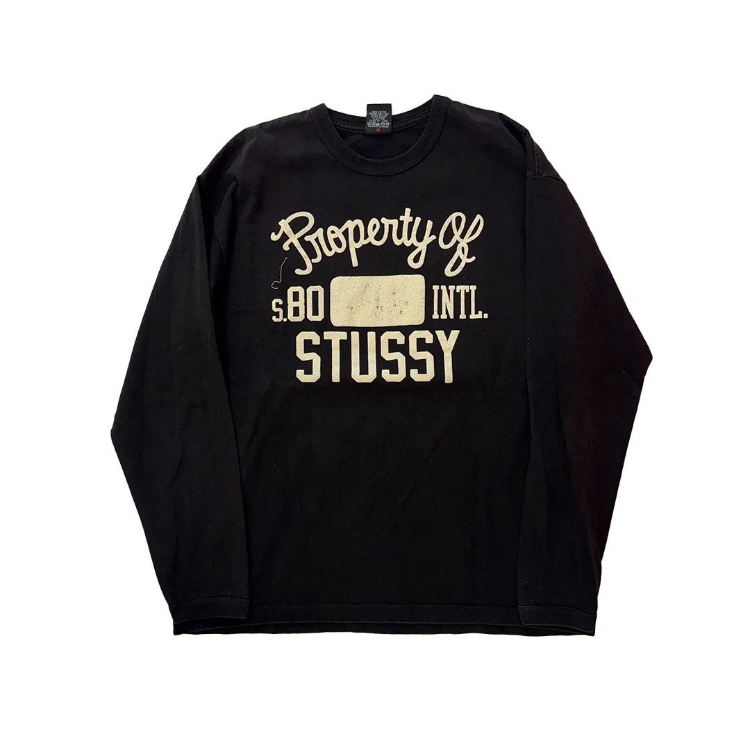 Stussy Propriety Of Black Long Sleeve (M)
