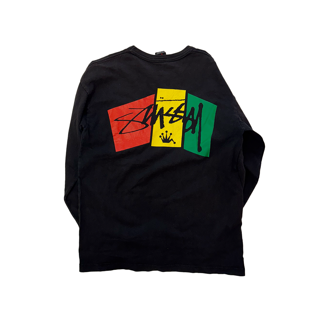 Stussy Raggae Black Long Sleeve (M)