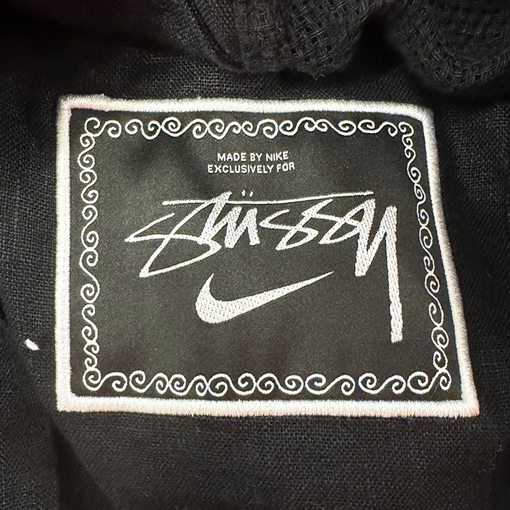 Nike x Stussy Black Linen Hoodie Jacket (S)