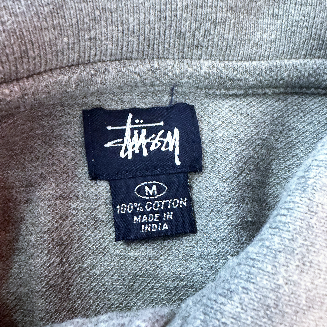 Stussy Grey Embroidery Polo (M)