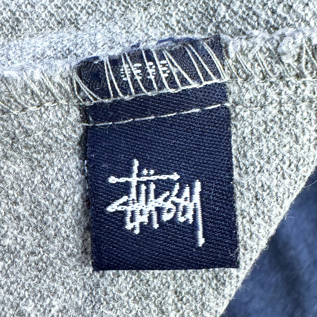 Stussy Grey Embroidery Polo (M)