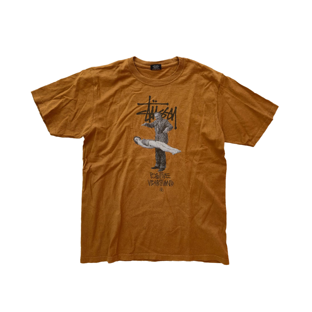 Stussy Positive Brown Tee (M)