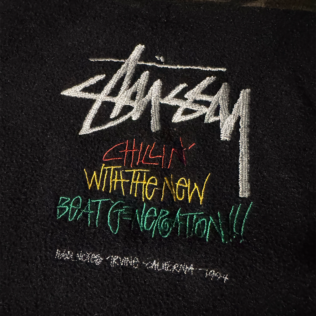 Stussy Chillin' With The New Beat Generation Quartier Zip Camo Black (F)