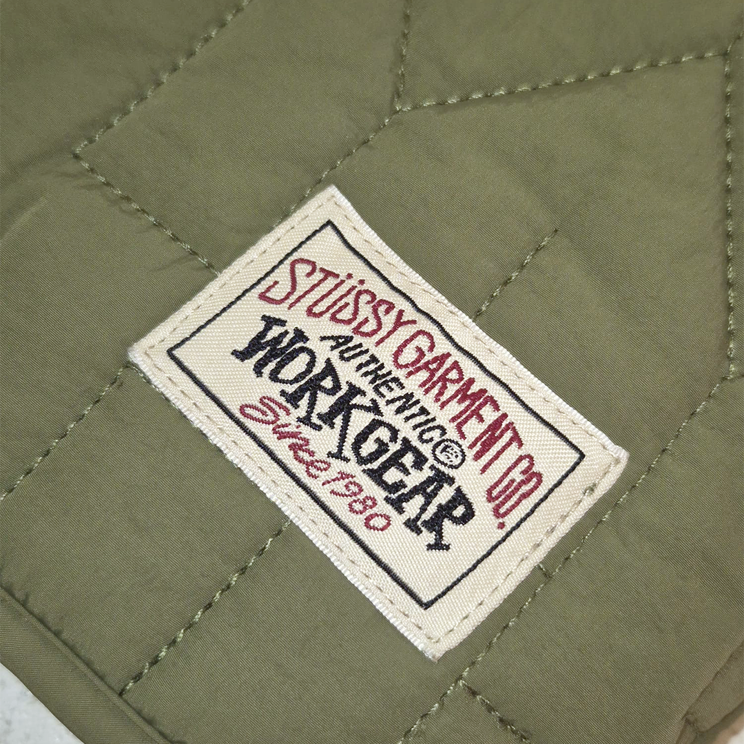 Stussy S Quilted Liner Jacket Olive (L)