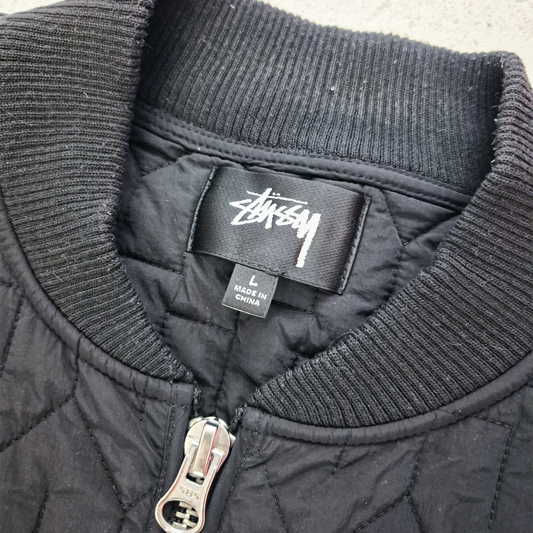 Stussy S Quilted Liner Jacket Black (L)