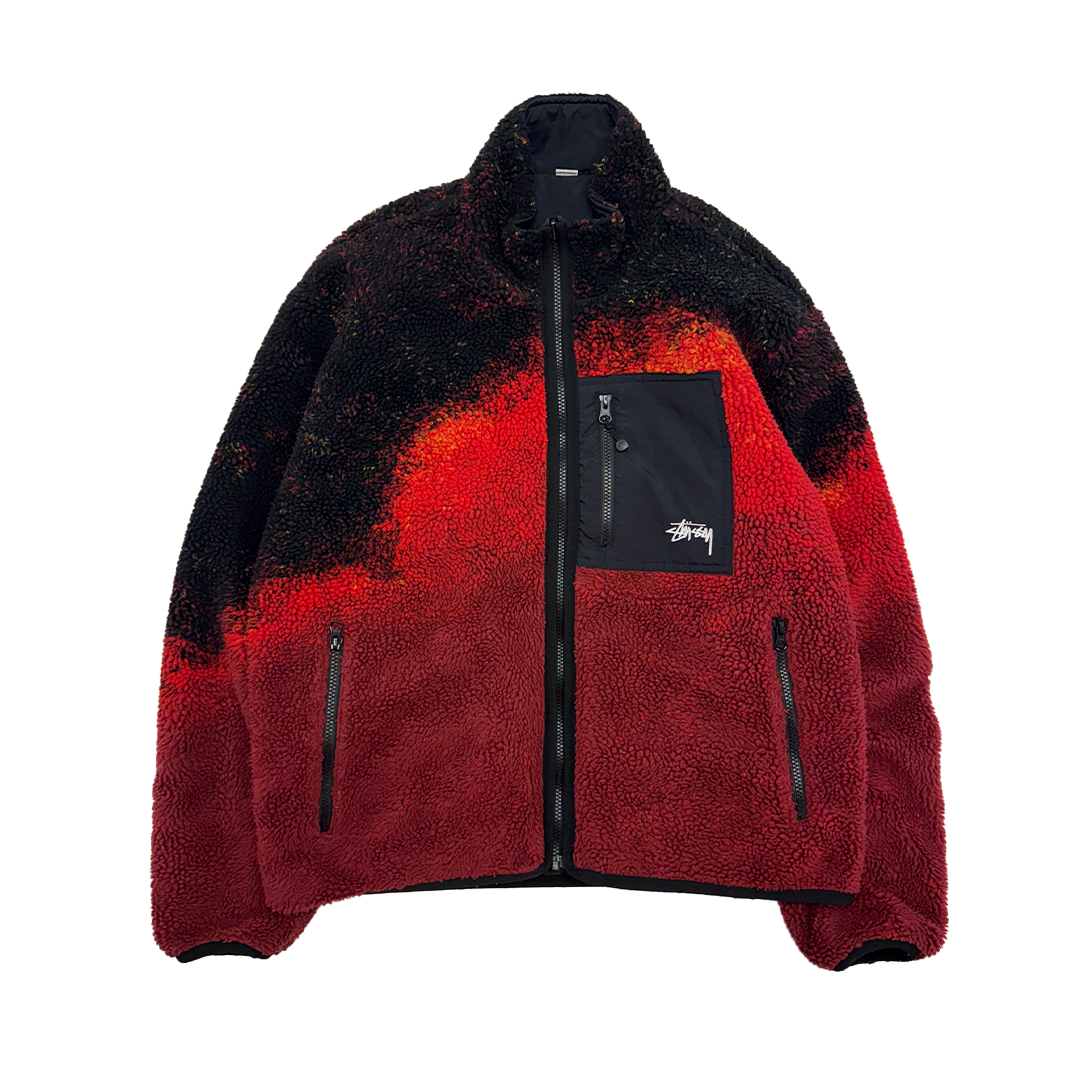 Stussy Reversible Lava Fleece Jacket (M)