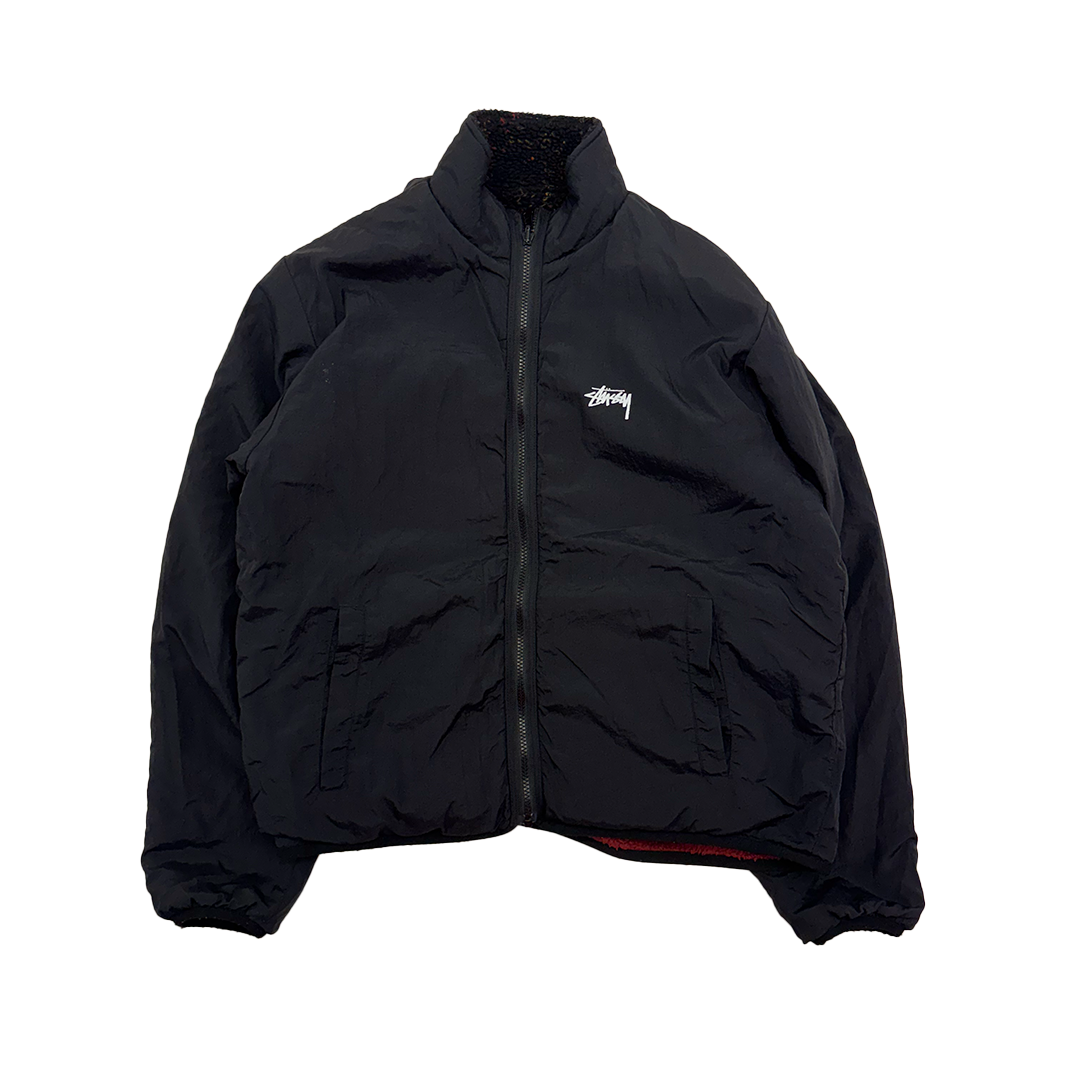 Stussy Reversible Lava Fleece Jacket (M)