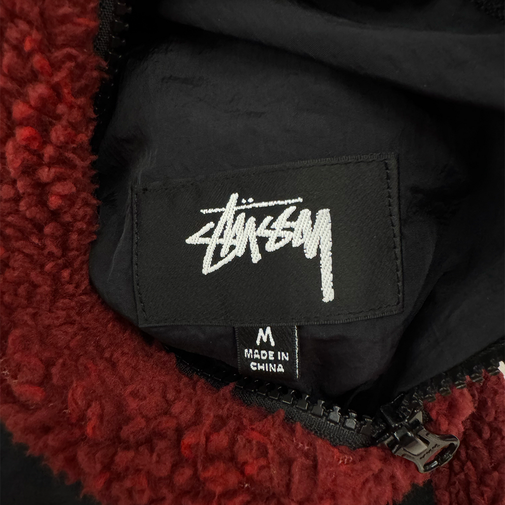 Stussy Reversible Lava Fleece Jacket (M)