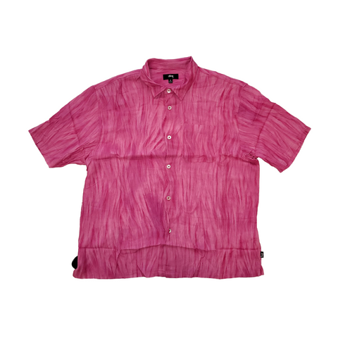 Stussy Fur Print Pink Shirt (M)
