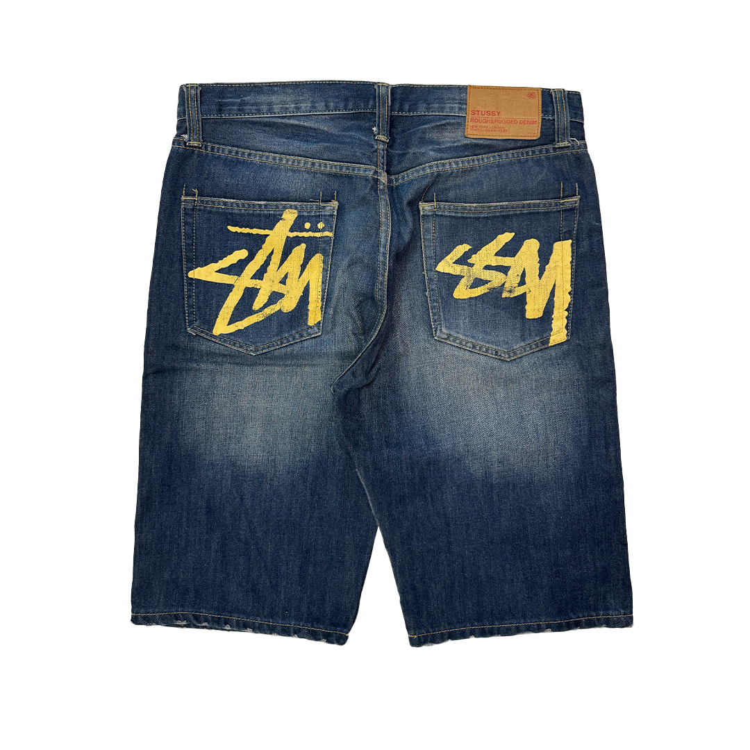 Stussy Surfer Logo Denim Short (34)