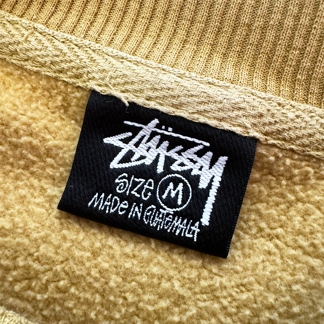 Stussy Embroidery Mustard Sweater (M)