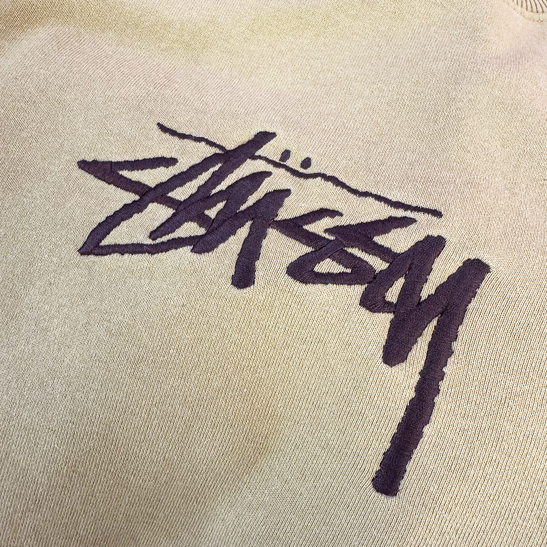 Stussy Embroidery Mustard Sweater (M)