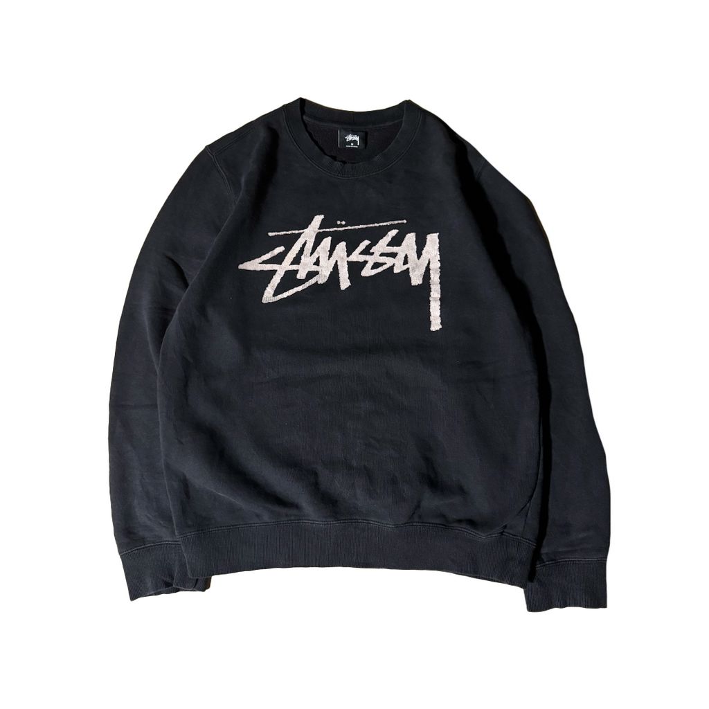 Stussy Logo Black Sweater (M)
