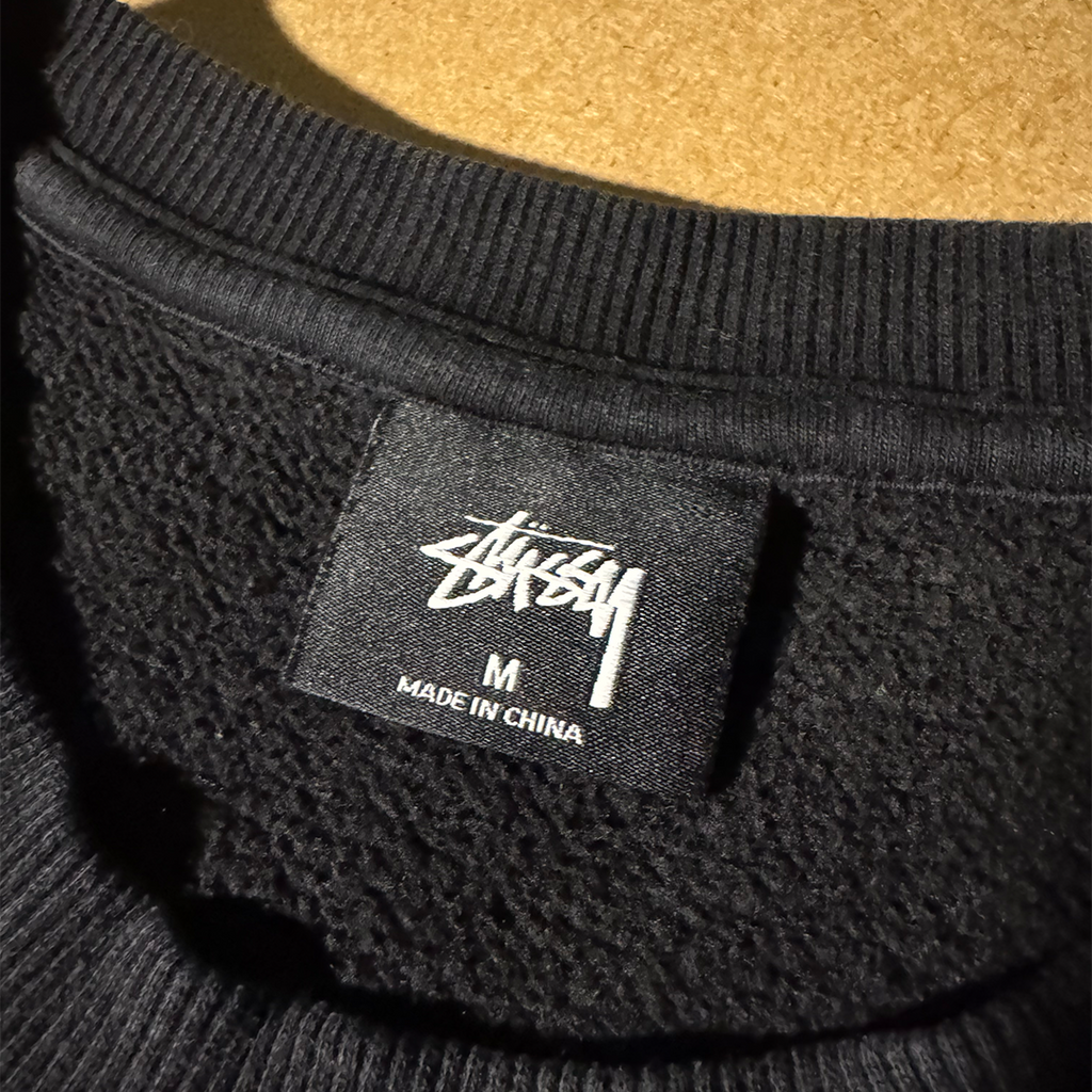 Stussy Logo Black Sweater (M)