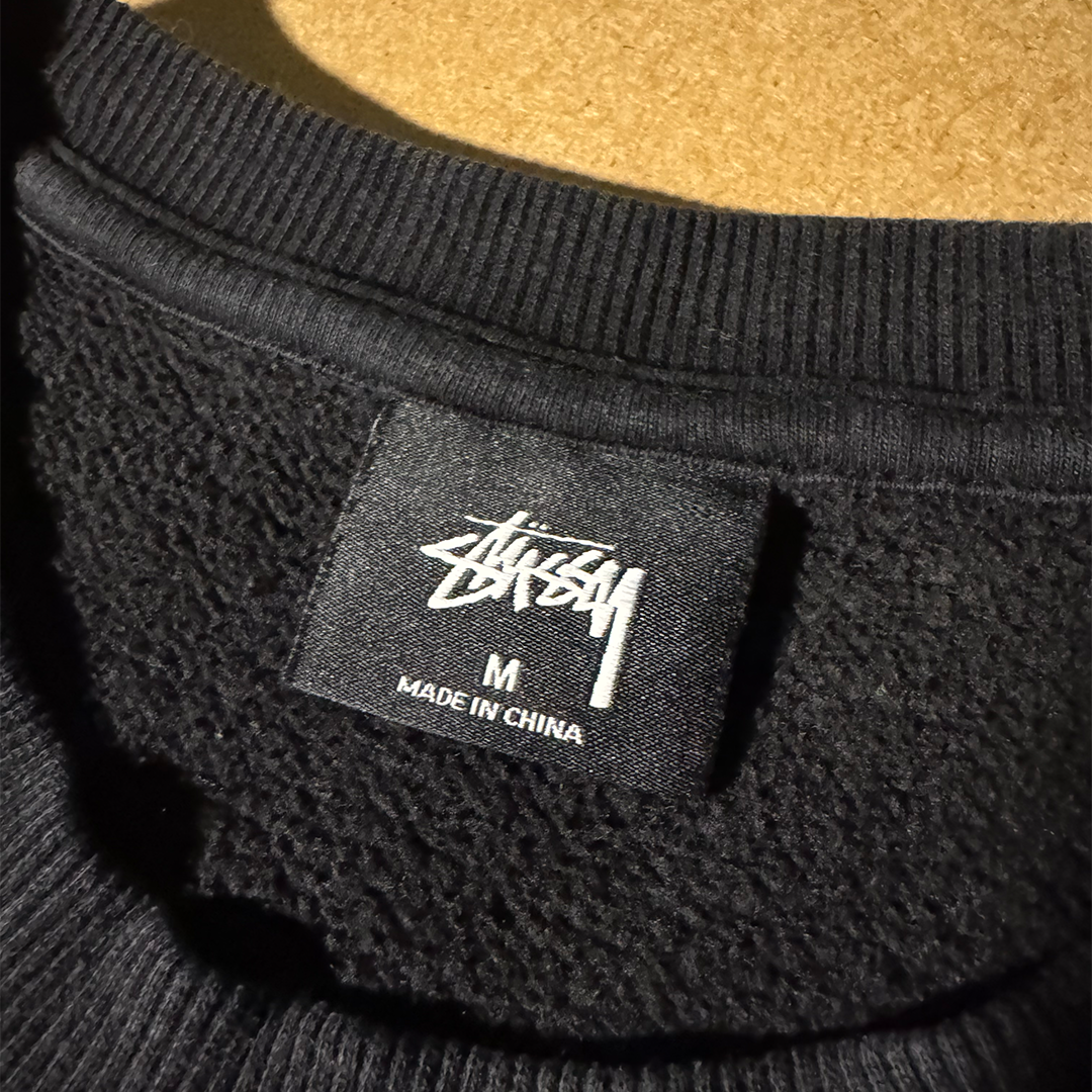 Stussy Logo Black Sweater (M)