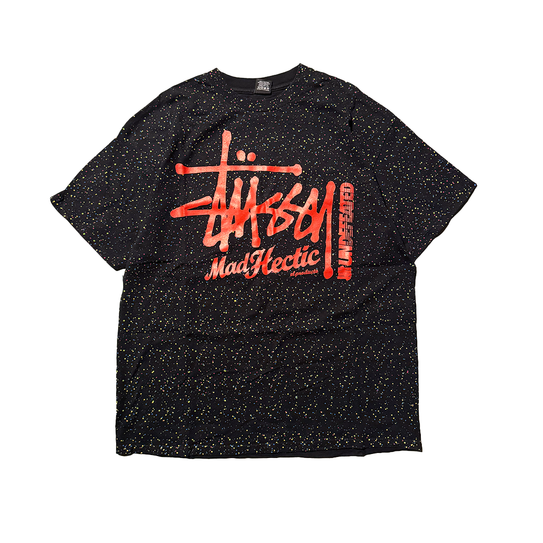 Stussy x Undefeated Vintage Mad Hectic Black Tee (XL)