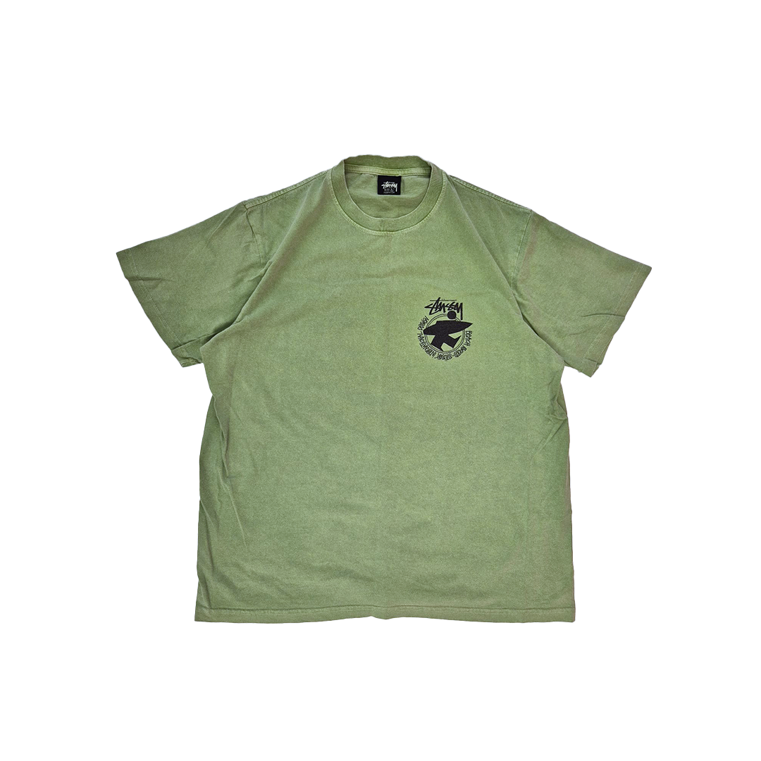 Stussy Surfer Green Tee (L)
