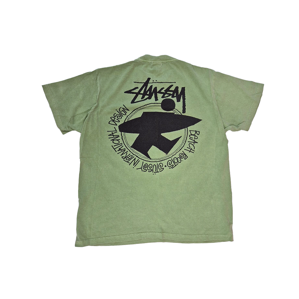 Stussy Surfer Green Tee (L)