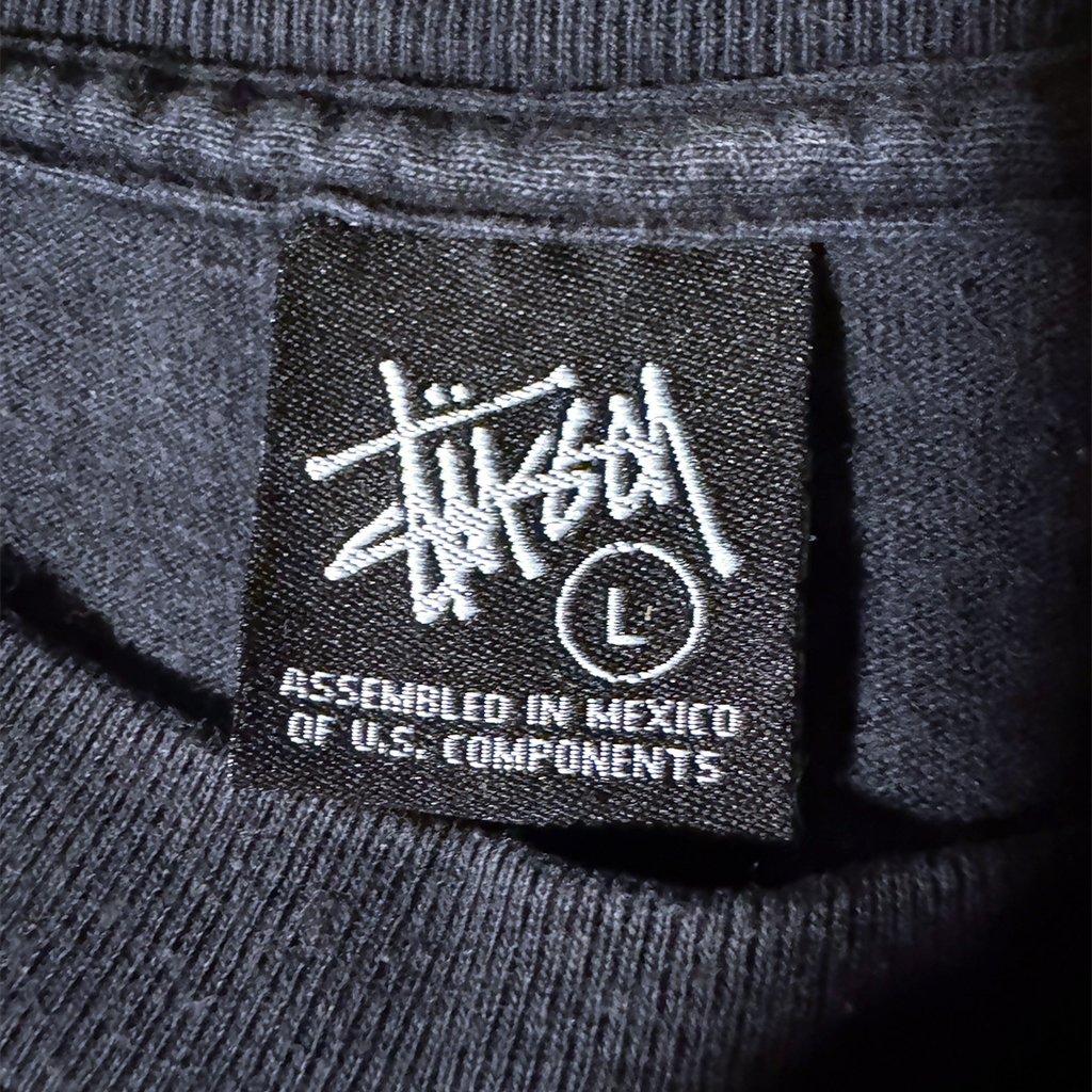 Stussy Crown London Black Tee (L)