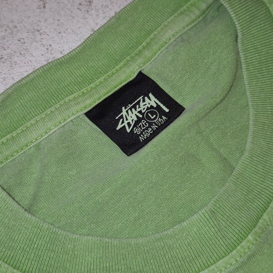 Stussy Surfer Green Tee (L)