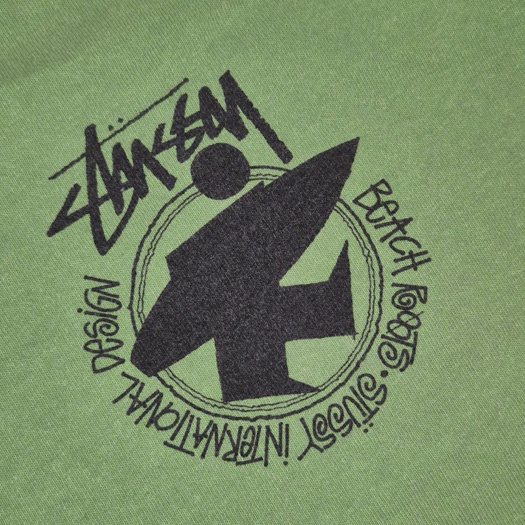 Stussy Surfer Green Tee (L)
