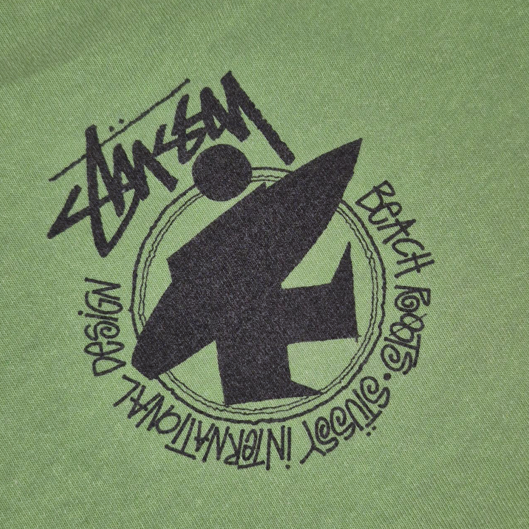 Stussy Surfer Green Tee (L)
