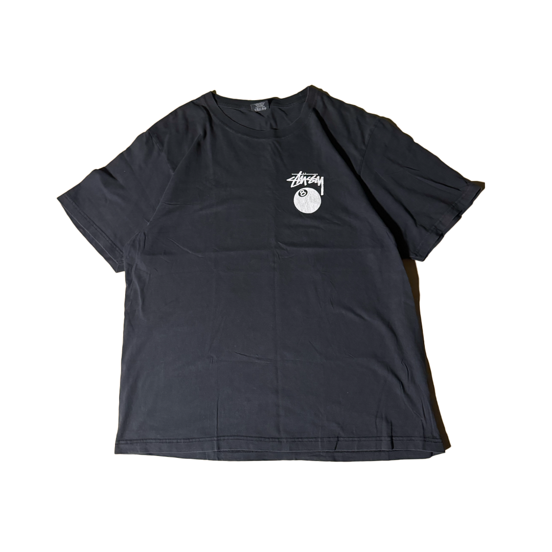 Stussy 8-Ball Black Tee (L)