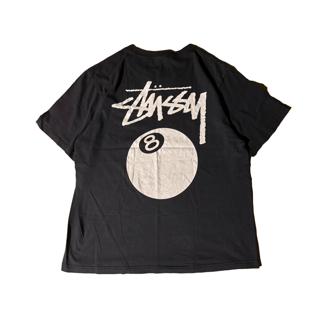 Stussy 8-Ball Black Tee (L)