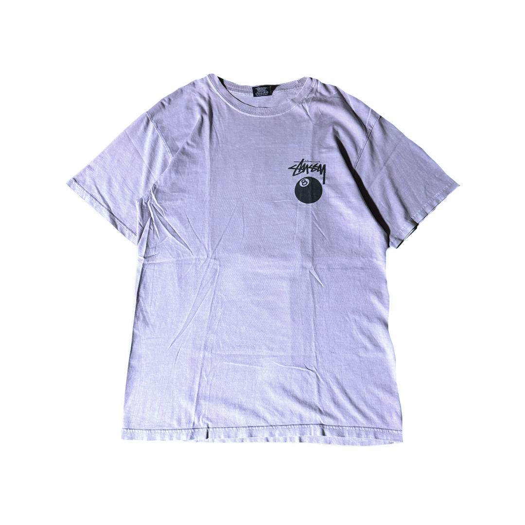 Stussy 8-Ball Purple Tee (M)