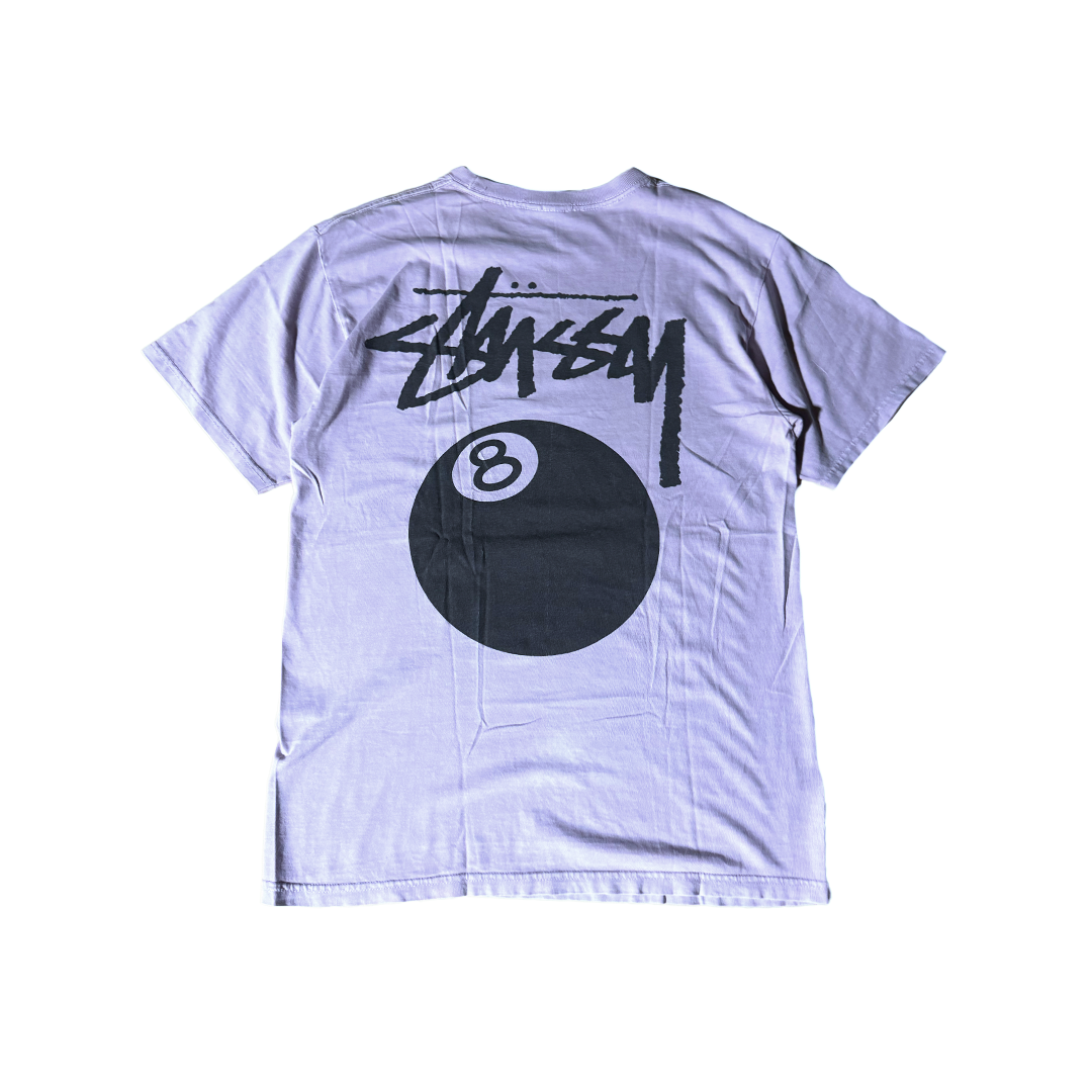 Stussy 8-Ball Purple Tee (M)