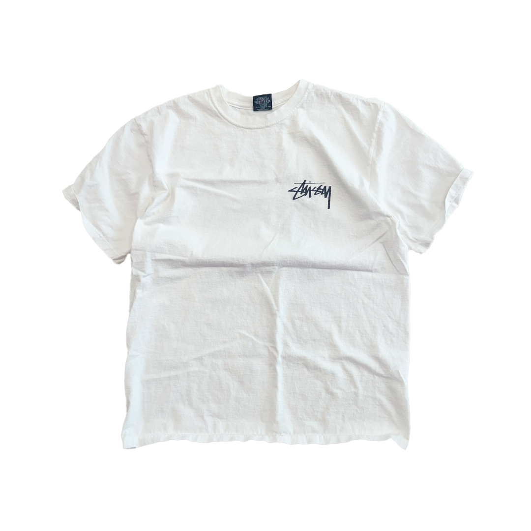 Stussy Beach White Tee (M)