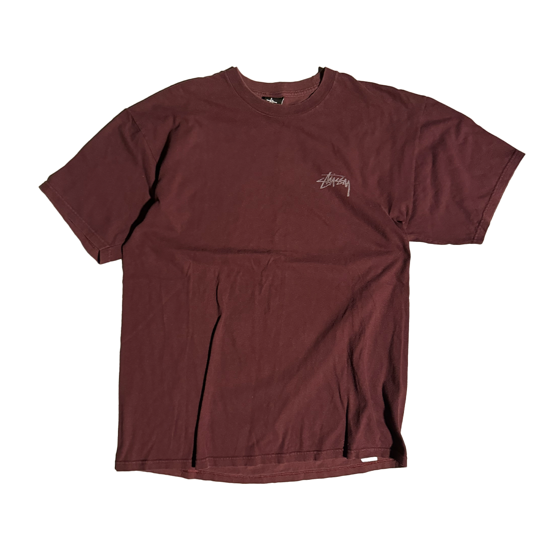 Stussy Skull Brown Tee (L)