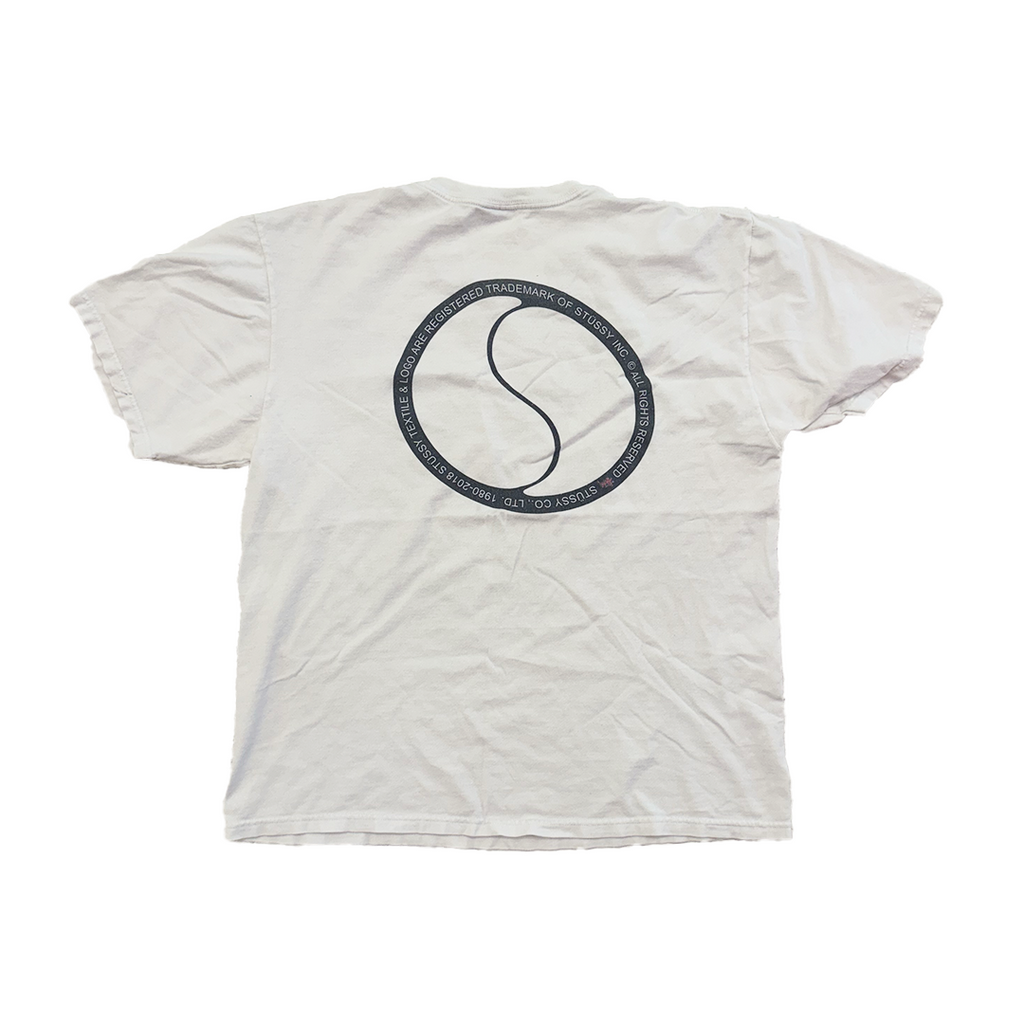 Stussy Circle White Tee (L)