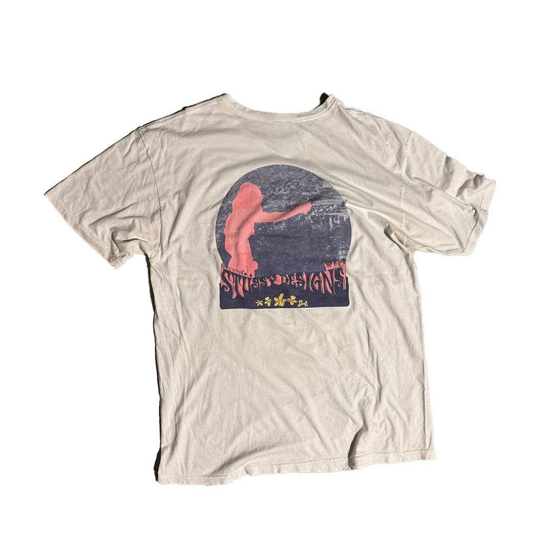 Stussy Designs Hippie White Tee (L)