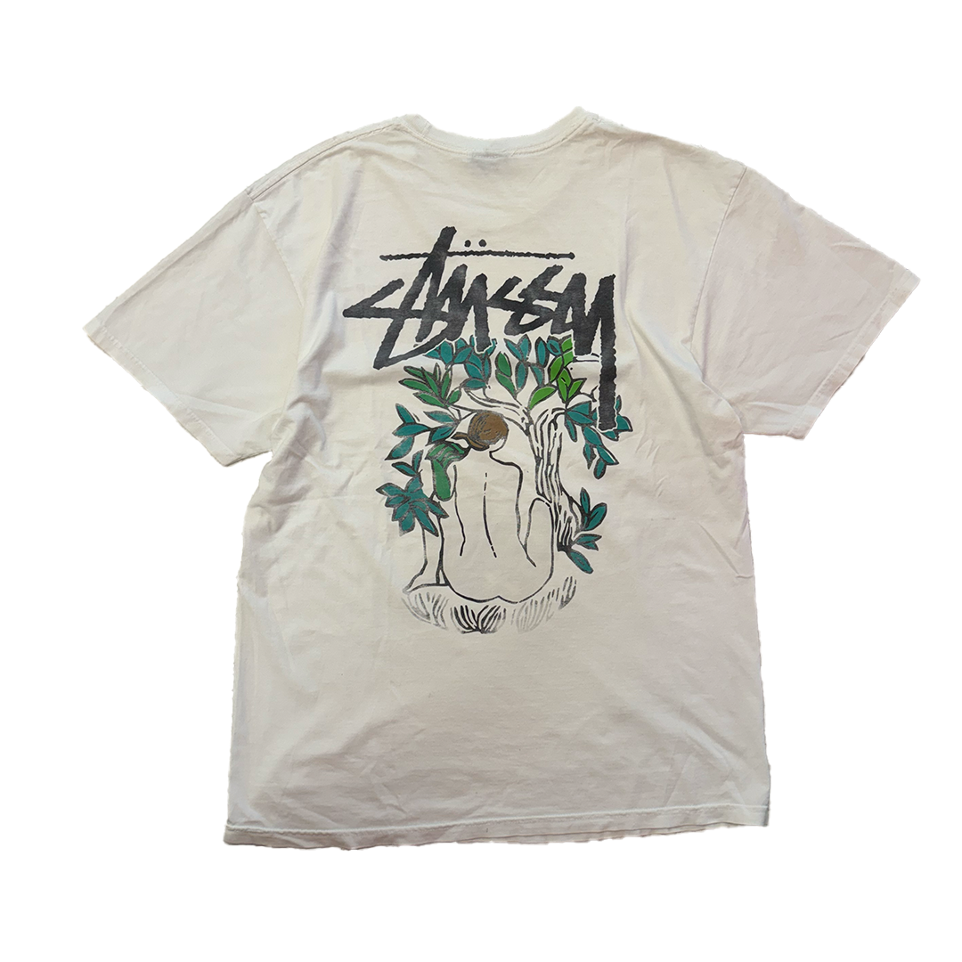 Stussy Forces of Nature White Tee (L)
