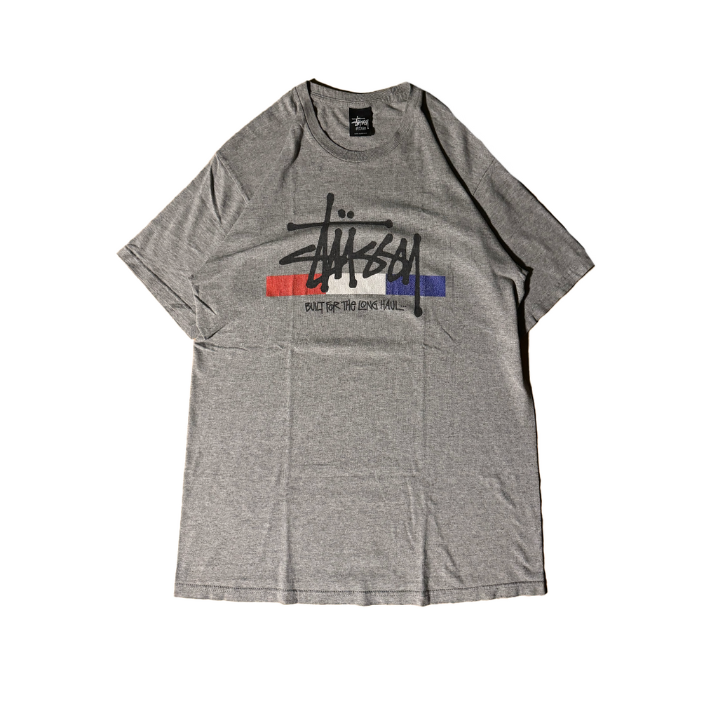 Stussy Built for the Long Haul Grey Tee (M)