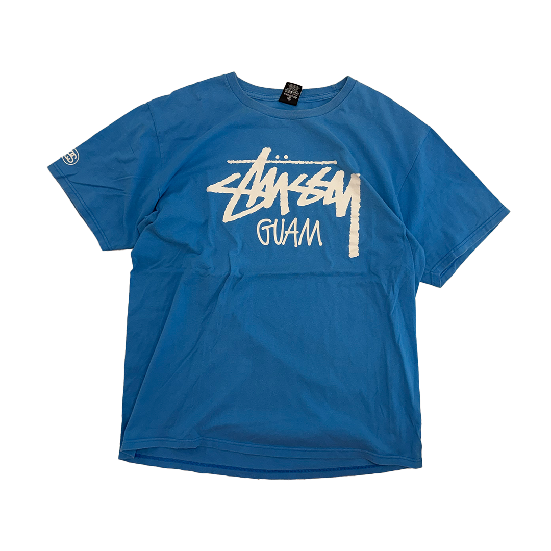 Stussy Guam Blue Tee (L)
