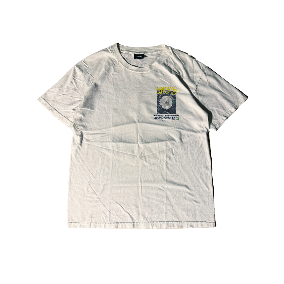 Stussy Herbys Dyed White Tee (L)