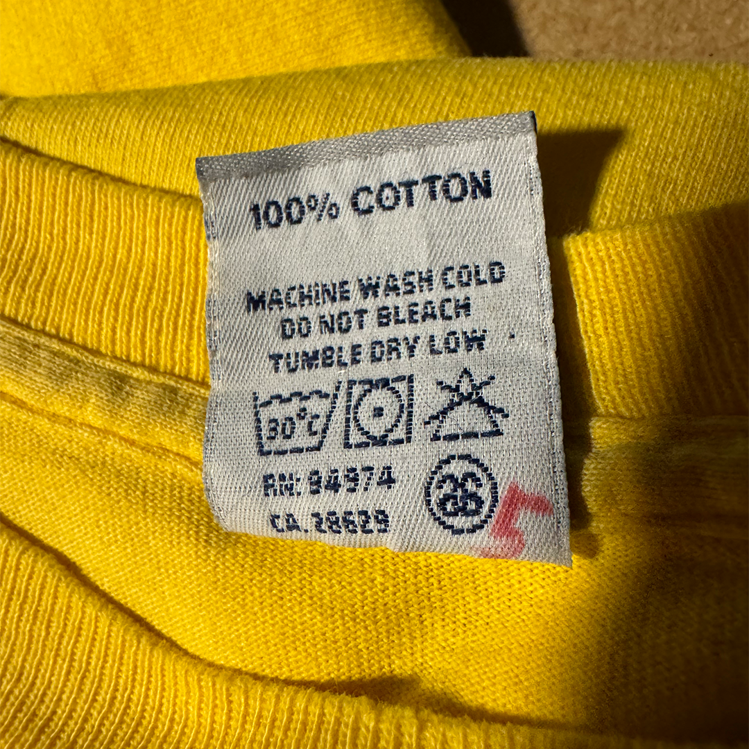 Stussy N°4 Vuitton Inspired Monogram Yellow Tee (M)