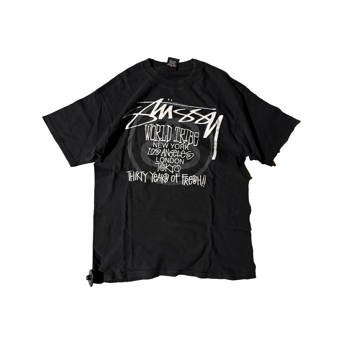 Stussy World Tribe Black Tee (M)