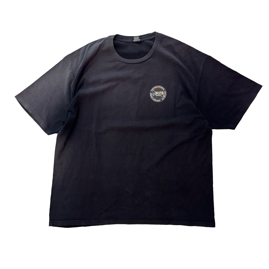 Stussy Designs Circle Black Tee (XL)