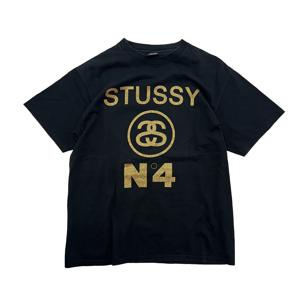 Stussy N°4 Golden Black Tee (M)